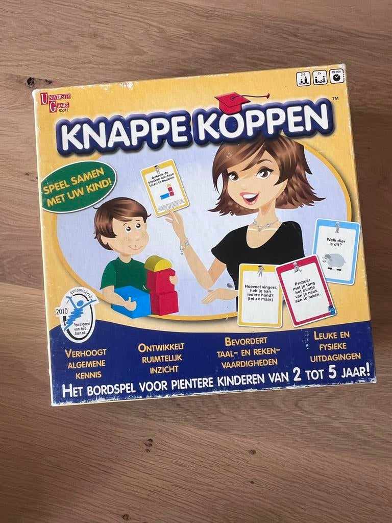 Knappe Koppen - University Games - Educatief Bordspel, Hobby en Vrije tijd, Gezelschapsspellen | Bordspellen, Een of twee spelers
