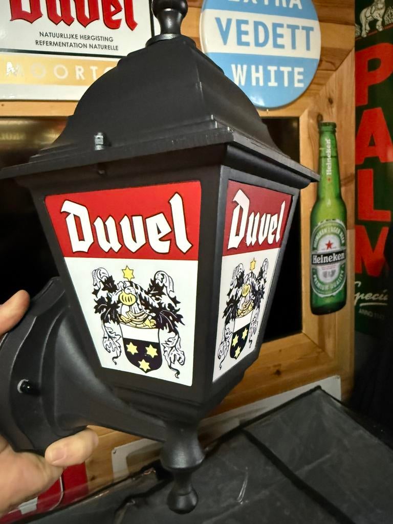 Duvel lamp, Verzamelen, Ophalen of Verzenden, Nieuw, Reclamebord, Plaat of Schild, Duvel