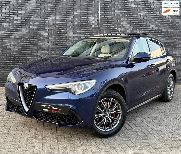 Alfa Romeo Stelvio 2.0 T AWD Super 280pk|Camera|Panorama|Per, Auto's, Alfa Romeo, Bedrijf, Te koop, Stelvio, 4x4, ABS, Achteruitrijcamera