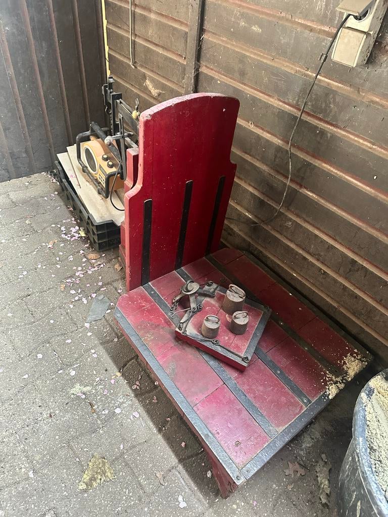 Authentieke Vintage Platformweegschaal - Decoratief, Antiek en Kunst, Ophalen of Verzenden