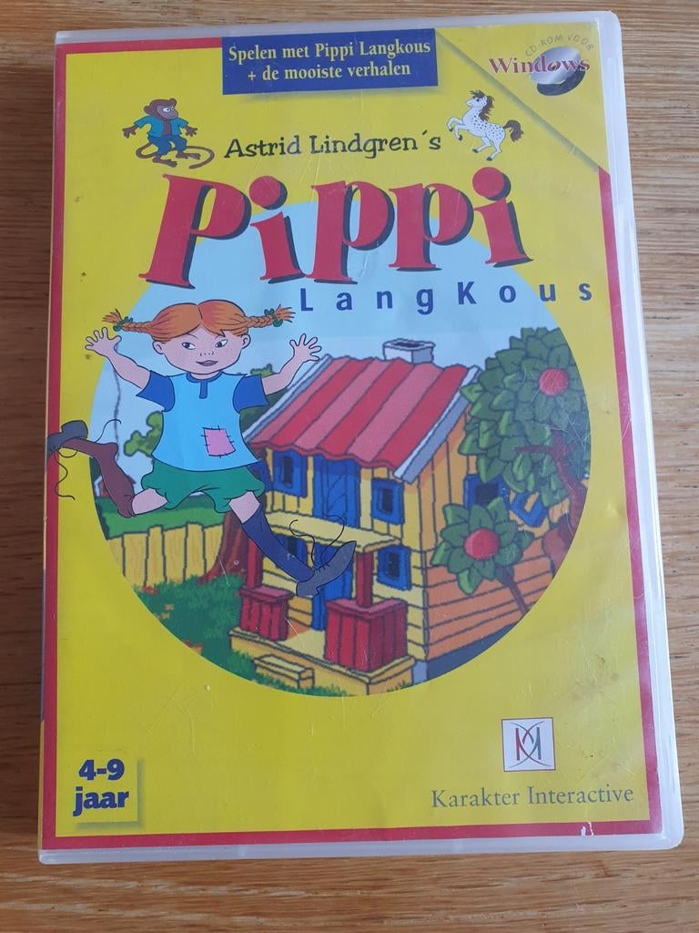 Astrid Lindgren's Pippi Langkous CD-ROM (4-9 jaar), Puzzel en Educatief, Gebruikt, 1 speler, Ophalen of Verzenden