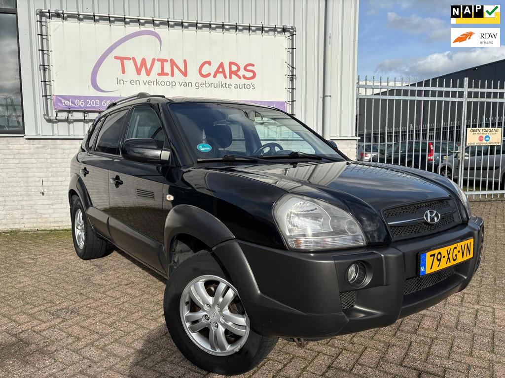 Hyundai Tucson 2.0i Style Airco, Auto's, Startonderbreker, Gebruikt, 4 cilinders, Zwart