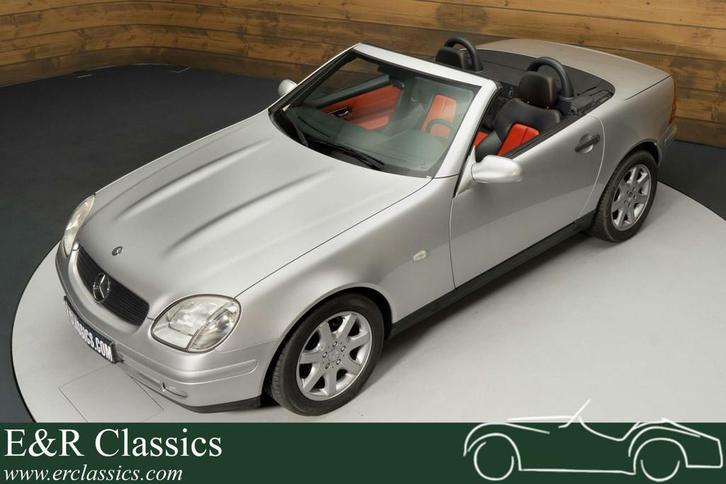 Mercedes-Benz SLK 230 | 1 Eigenaar | 42.372 KM | 1999, Auto's, Oldtimers, Bedrijf, Te koop, Lederen bekleding, Metallic lak, Open dak
