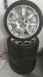 17"Originele VW Polo 5x100  BBS Velgen + Banden /Banden Zgan, Auto-onderdelen, Banden en Velgen, Banden en Velgen, 17 inch, Ophalen of Verzenden