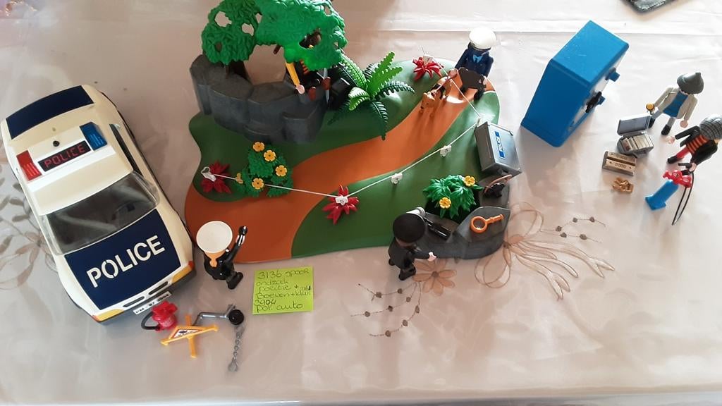 3136 spooronderzoek politie 3 setsjes, Ophalen of Verzenden, Zo goed als nieuw, Complete set