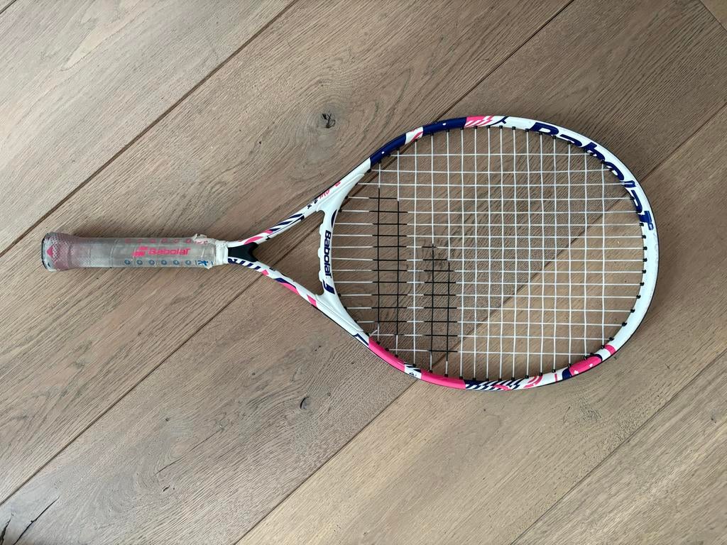 Babolat BFly 23” junior tennisracket, Gebruikt, Ophalen of Verzenden, L0, Racket