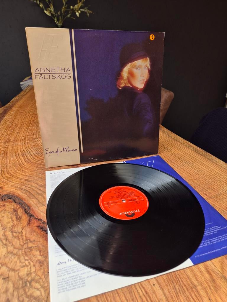 Agnetha Fältskog - Eyes of a Woman LP (1985), Ophalen of Verzenden, 1980 - 1989, Gebruikt, 12 inch