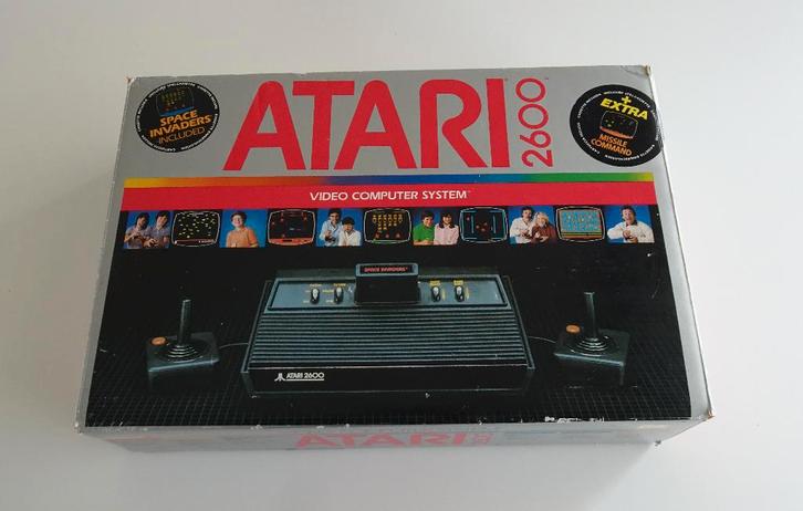 Atari 2600 ''Darth Vader'' Compleet in Doos met Spellen, Spelcomputers en Games, Spelcomputers | Atari, Zo goed als nieuw, Atari 2600