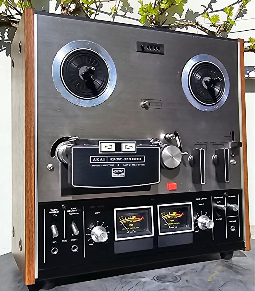 Akai GX210D reel to reel deck,geserviced,garantie,topstaat!, Auto-reverse, Enkel, Ophalen of Verzenden, AKAI