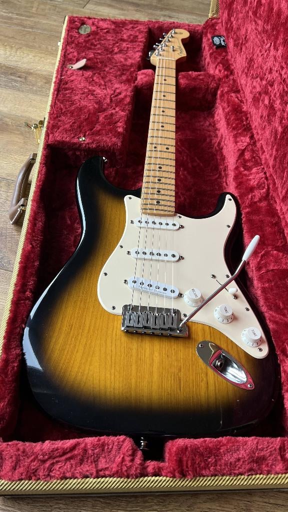 Fender USA Stratocaster – 50th Anniversary – TOPSTAAT, Ophalen of Verzenden, Gebruikt, Solid body, Fender