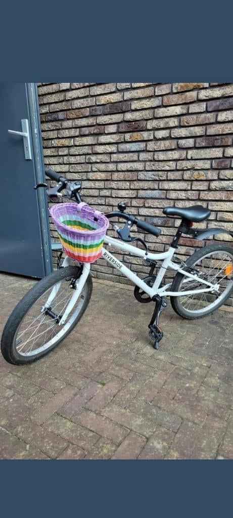 Riverside kinderfiets 20 inch met mandje, Fietsen en Brommers, Fietsen | Kinderfietsjes, Ophalen of Verzenden, Gebruikt, 16 tot 20 inch