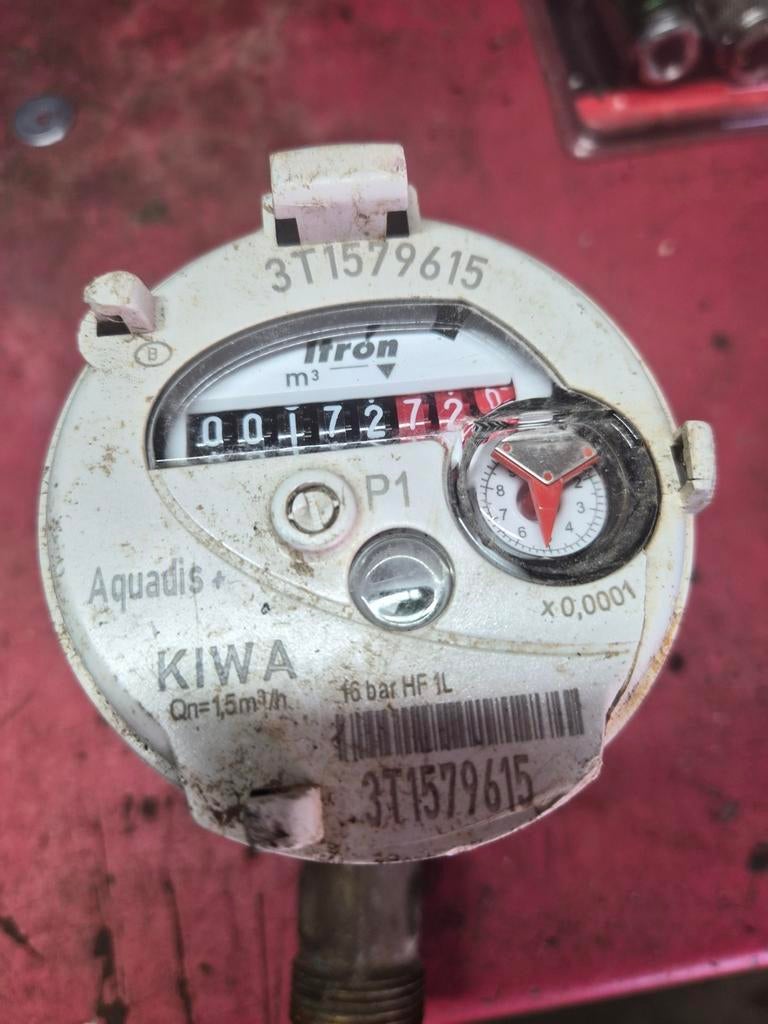 Te koop gebruikte watermeter., Ophalen of Verzenden, Gebruikt