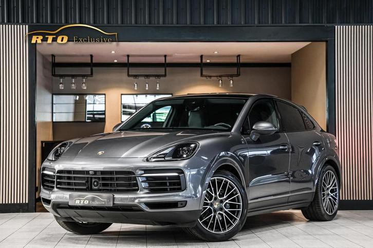 Porsche Cayenne Coupé 3.0 E-Hybrid|ACC|GTS-stoel|Chrono|Pan, Auto's, Porsche, Bedrijf, Te koop, Cayenne, 360° camera, 4x4, ABS