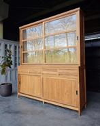 Schoolkast Teak | Greeploze Winkelkast | Buffetkast #8028, Niet ingevuld, Gebruikt, Met deur(en), 200 cm of meer