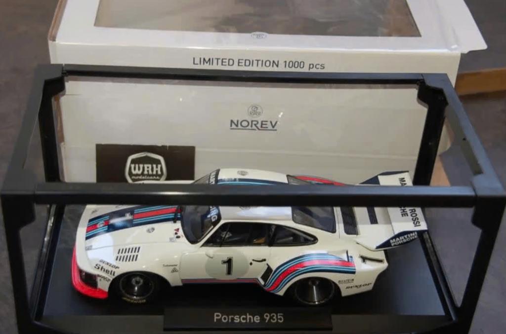 1:18 PORSCHE 935 DAYTONA #1 Martini ICKX 187481 Norev WRH, Verzenden, Zo goed als nieuw, Auto, Norev