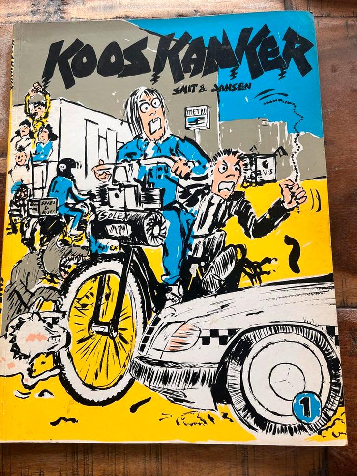 Koos Kanker - Smit & Jansen - Uitgave Gerrit Rietveld Academ, Boeken, Stripboeken, Gelezen, Eén stripboek, Ophalen
