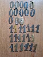 Koperen cijfers van melkbus, Ophalen of Verzenden