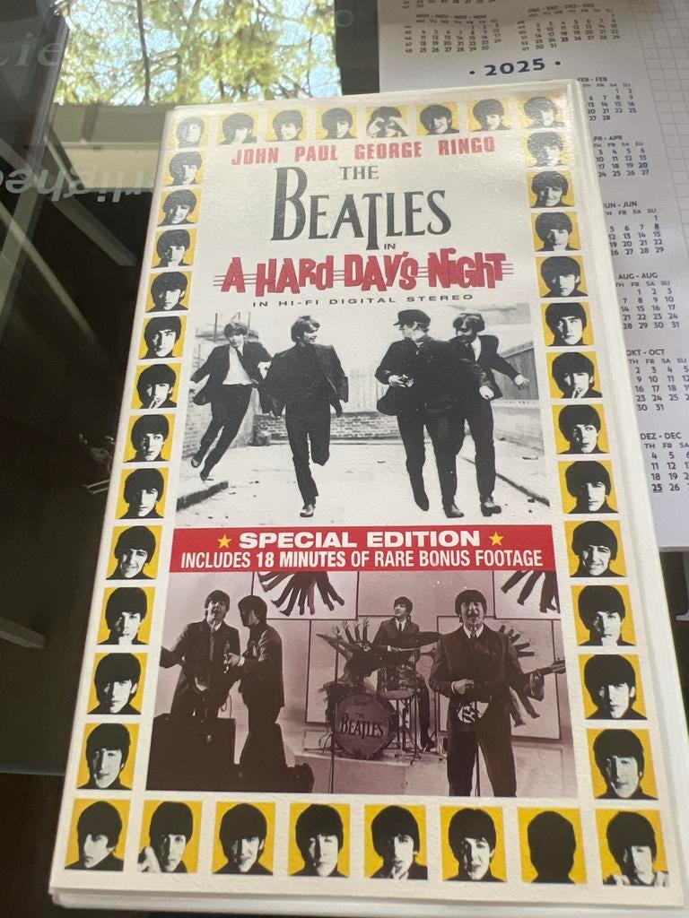 The Beatles - A Hard Day's Night (Special Edition VHS), Alle leeftijden, Ophalen of Verzenden, Zo goed als nieuw, Overige genres