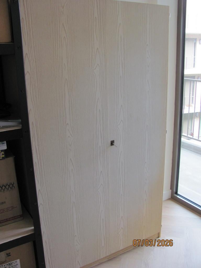 GRENENLOOK dubbele KLEDINGKAST hang + leg deel KAST hout MDF, Huis en Inrichting, Kasten | Kledingkasten, Ophalen, Overige materialen