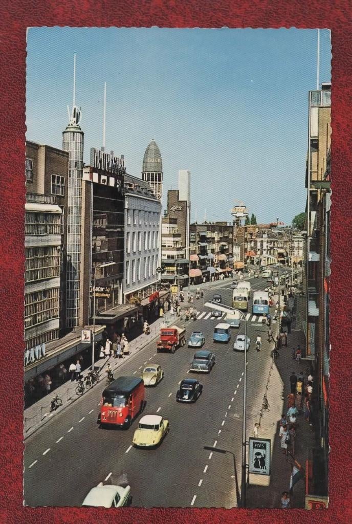 Utrecht - Vie-straat (Bussen, Bestel- en vrachtauto, auto's, Ophalen of Verzenden, 1960 tot 1980, Ongelopen, Utrecht