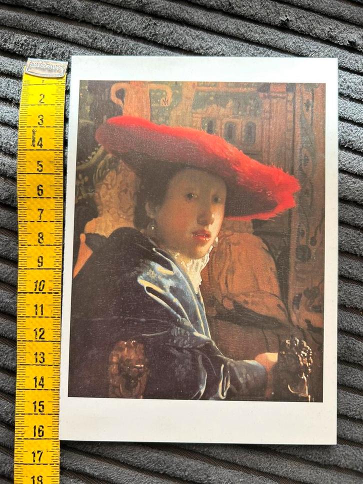 699. Kunstkaart Jan Vermeer, Verzamelen, Ansichtkaarten | Themakaarten, Ongelopen, Ophalen of Verzenden