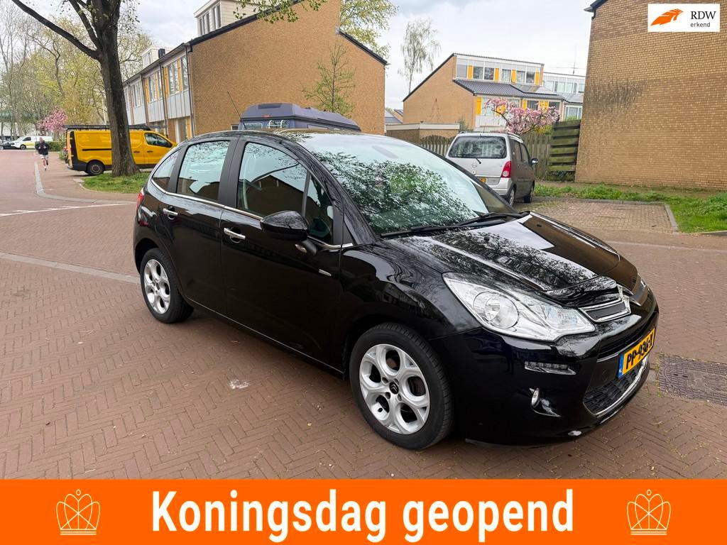 Citroen C3 AUTOMAAT / Camera / Navigatie / Volledig historie, Auto's, Citroën, Euro 5, 15 km/l, 4 cilinders, Zwart