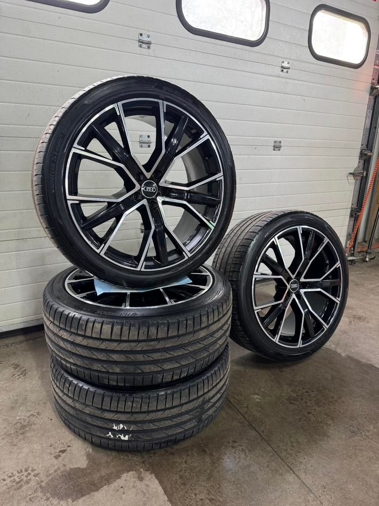 21” Audi Q5 RS look Y-Spoke 255/40 ZR21 velgen zomerband, Auto-onderdelen, Banden en Velgen, Ophalen, Audi, 255 mm, Banden en Velgen