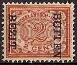 Ned-Indie NVPH nr 83f ongebruikt Buiten Bezit Kopstaand 1908, Postzegels en Munten, Ophalen of Verzenden, Postfris, Nederlands-Indië