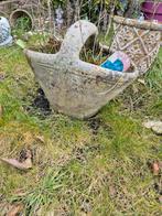 Betonnen plantenpotten in mandvorm set van 3, Gebruikt, Balkon, Overige vormen, Beton
