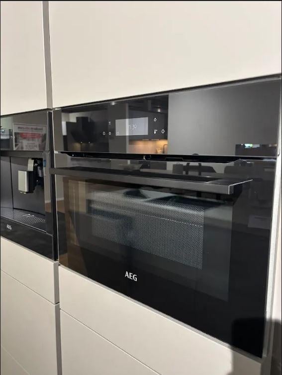 AEG Multifunctioneel oven met magnetronfunctie, Gebruikt, Oven, 60 cm of meer, Inbouw