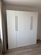 Let op !!!  Moderne Lichtgrijze hoogglans slaapkamerkast, Ophalen, Overige materialen, Gebruikt, 200 cm of meer