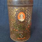 Vintage Herdenkingsblik Blik Geboorte Beatrix 1938, Ophalen of Verzenden, Gebruikt, Nederland, Servies