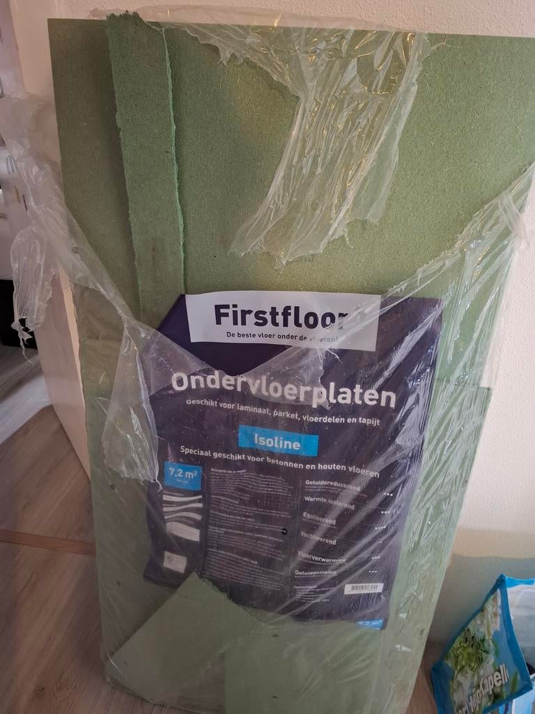 Resten ondervloerplaten Isoline (7.2 m²), Ophalen, Overige materialen, 30 cm of meer, 50 tot 150 cm