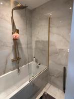 REA Bad Scherm Elegant 80 - Geborsteld Goud, Ophalen, Zo goed als nieuw