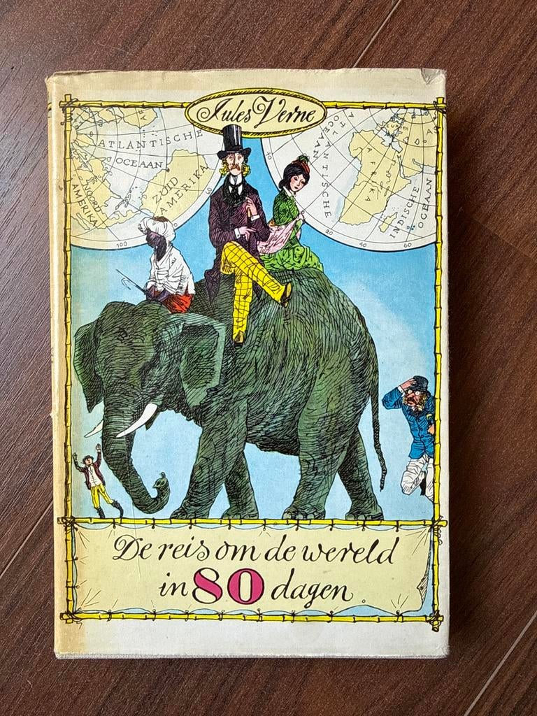 De reis om de wereld in 80 dagen - Jules Verne, Ophalen of Verzenden, Zo goed als nieuw, Nederland