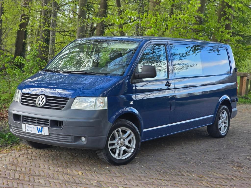 Volkswagen Transporter 2.5 TDI | dubbel cabine | leuke bus |, Auto's, Voorwielaandrijving, Stof, 2020 kg, Origineel Nederlands