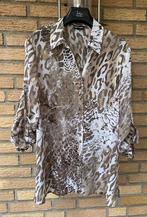 Gerry Weber voile blouse in beige zand bruin tinten 40, Verzenden, Beige, Maat 42/44 (L), Nieuw