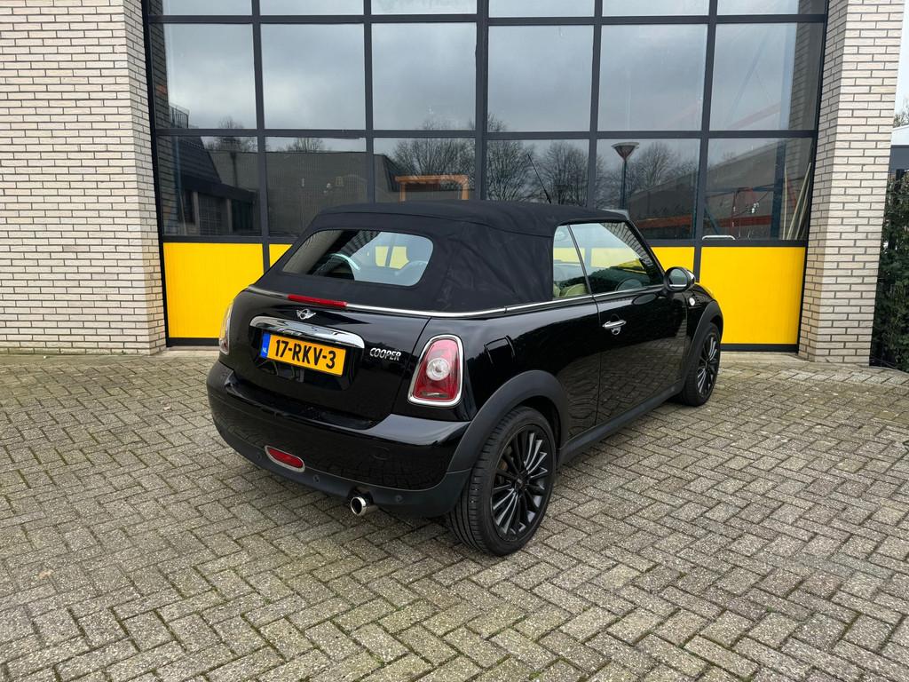 Mini Mini Cabrio 1.6 Cooper, Leer,Airco, LMV, Gebruikt, Beige, 4 cilinders, Cabriolet