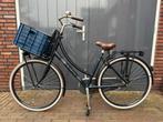 Cortina 28 inch fiets blauw met krat, Overige merken, Terugtraprem, Ophalen of Verzenden, 53 tot 56 cm