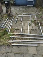 Ijzeren banner reclame bord muur buiten, Ophalen, Reclamebord