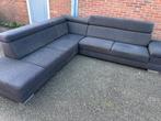 Ruime hoekbank - verstelbare rugleuning - 280x270x45H, Ophalen, 1025xe, Zo goed als nieuw, Re