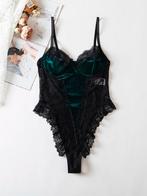 Sexy Vintage kanten bodysuit voor vrouwen - Gothic groen, Ophalen of Verzenden, Groen, Body of Korset