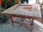 nooitgedagt werkbank  vierkant, (  koopje ), Ophalen, Gebruikt, 120 tot 170 cm