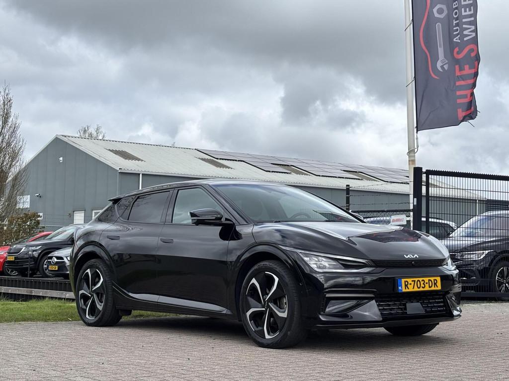 Kia EV6 GT-Line 77.4 kWh vol optie camera acc pano Soh 96,4%, Auto's, Kia, Bedrijf, Te koop, EV6, 360° camera, ABS, Achteruitrijcamera