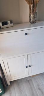 Witte secretaire met opbergruimte *deze week ophalen*, Ophalen, Overige materialen, Met deur(en), 100 tot 150 cm