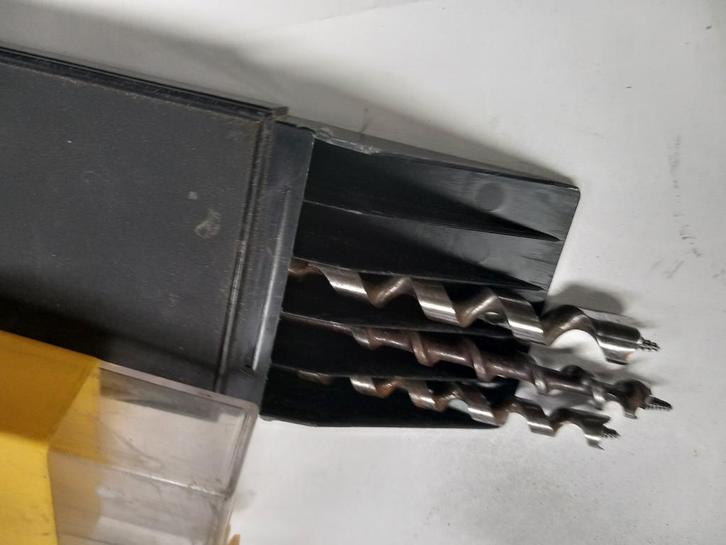 Spiraalboren Hout antiek en steenboren set, Doe-het-zelf en Verbouw, Gereedschap | Boormachines, Ophalen of Verzenden