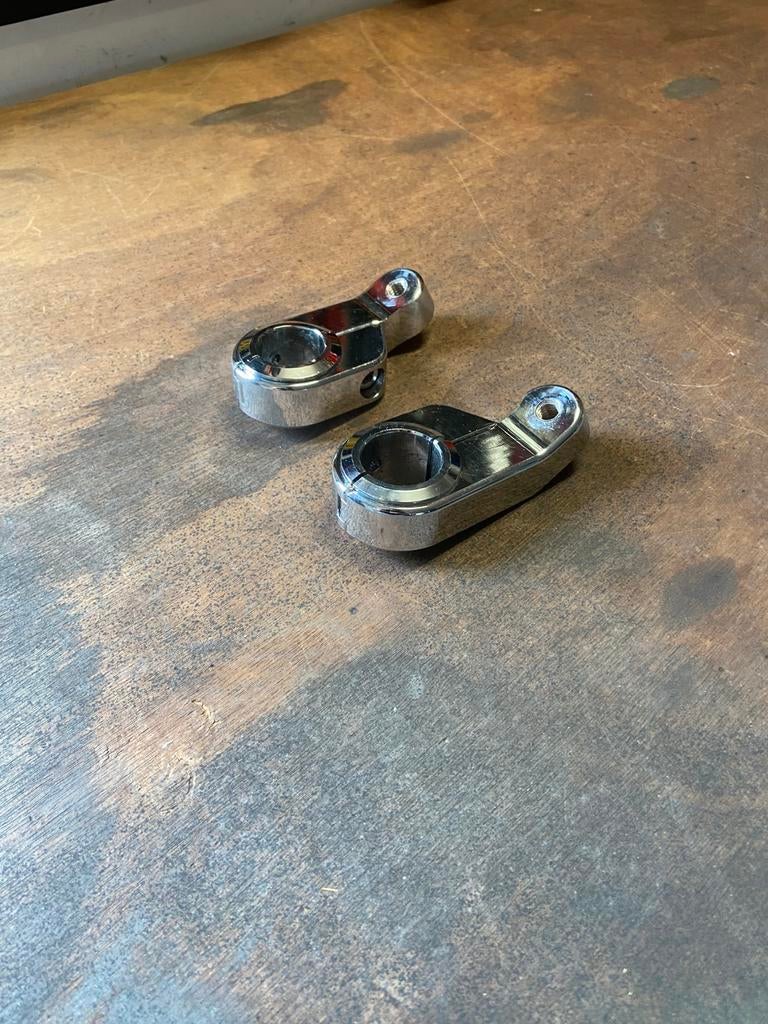 Biltwell snelheidsmeter/ toerenteller steunen, Motoren, Onderdelen | Harley-Davidson, Ophalen of Verzenden