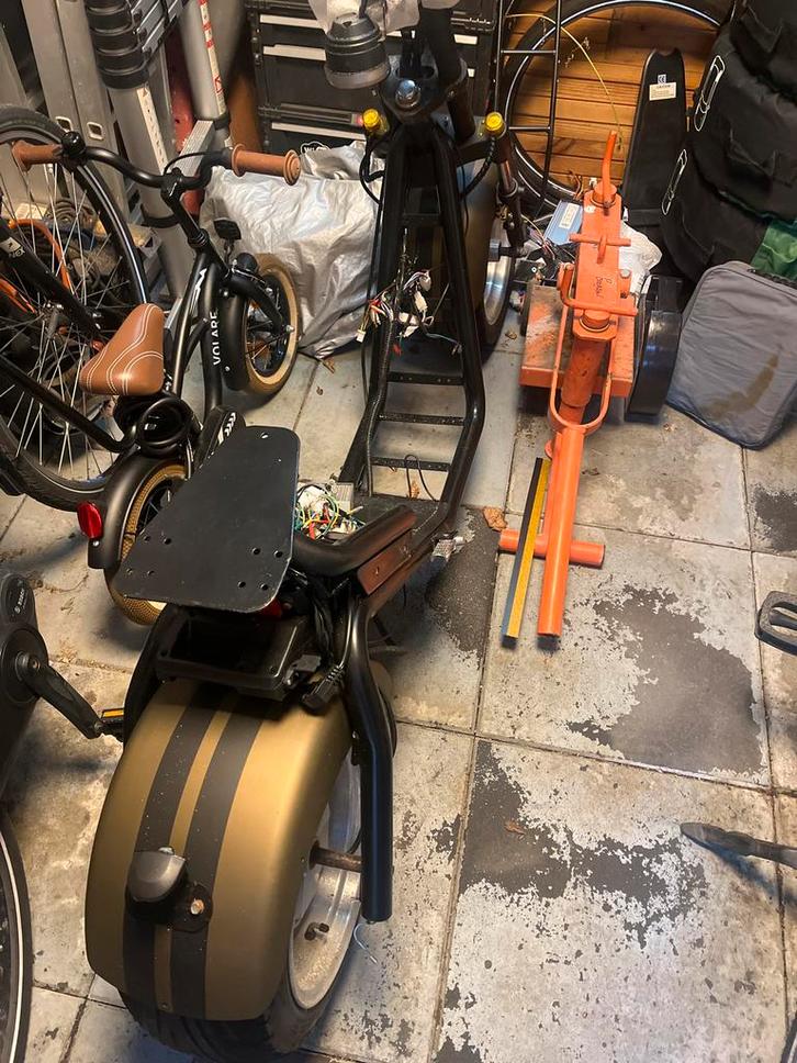 Stoere BOHLT Bastard E-Chopper | Brons/Zwart |  (Project), Fietsen en Brommers, Snorfietsen en Snorscooters, Gebruikt, Overige merken