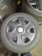 Stalen velgen met zomerbanden 4x100, Auto diversen, Wieldoppen, Ophalen of Verzenden, Gebruikt
