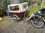 Elektrische bakfiets nl cargotrike narrow, Fietsen en Brommers, Fietsen | Bakfietsen, 4 kinderen of meer, Huif, Zo goed als nieuw